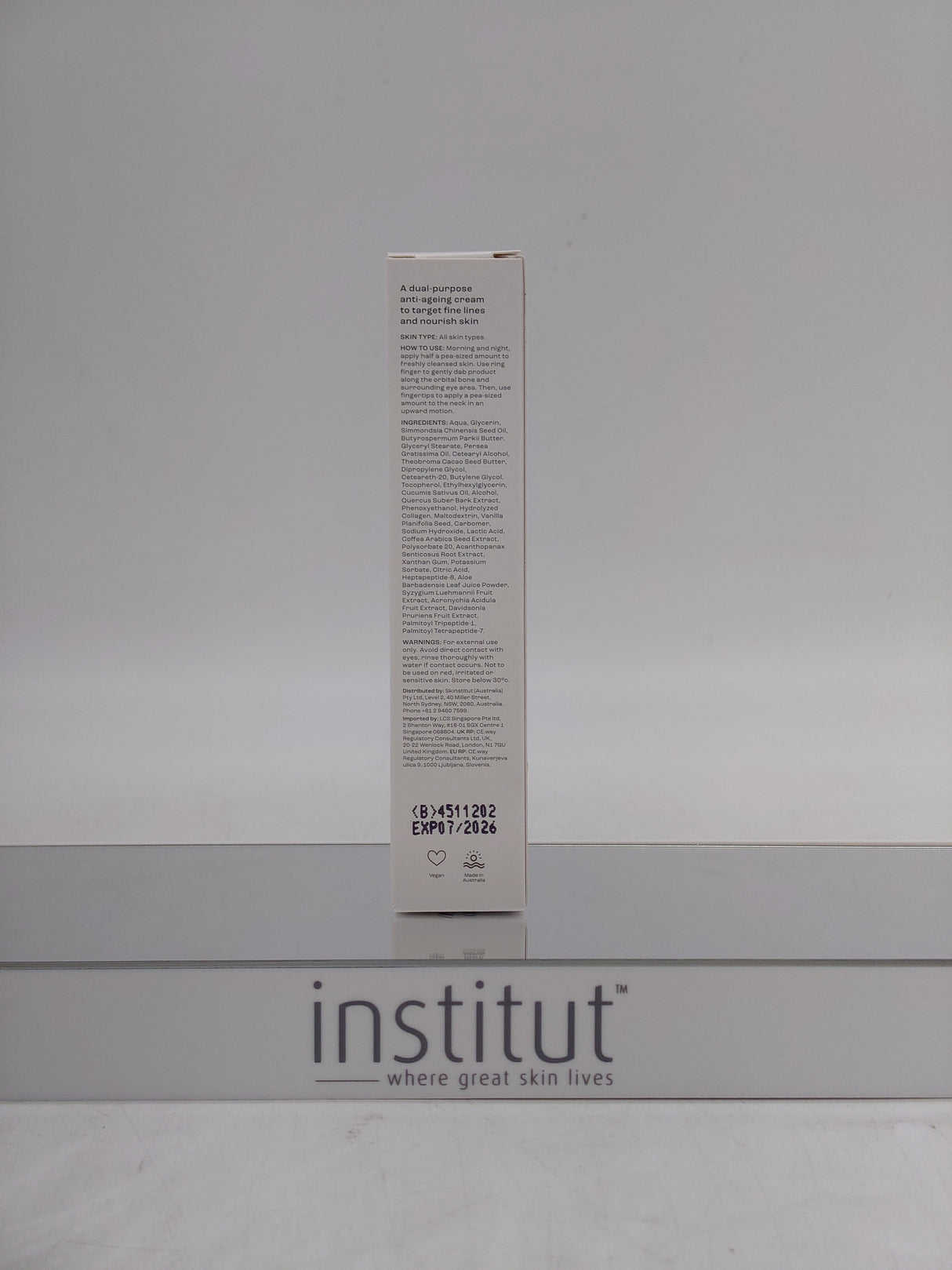 (Exp 07/26) Skinstitut ultra-firming eye & neck cream (30ml)