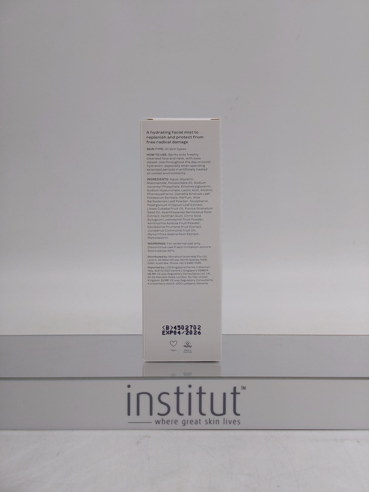 (Exp 05/25-04/26) Skinstitut multi-active mist (100ml)