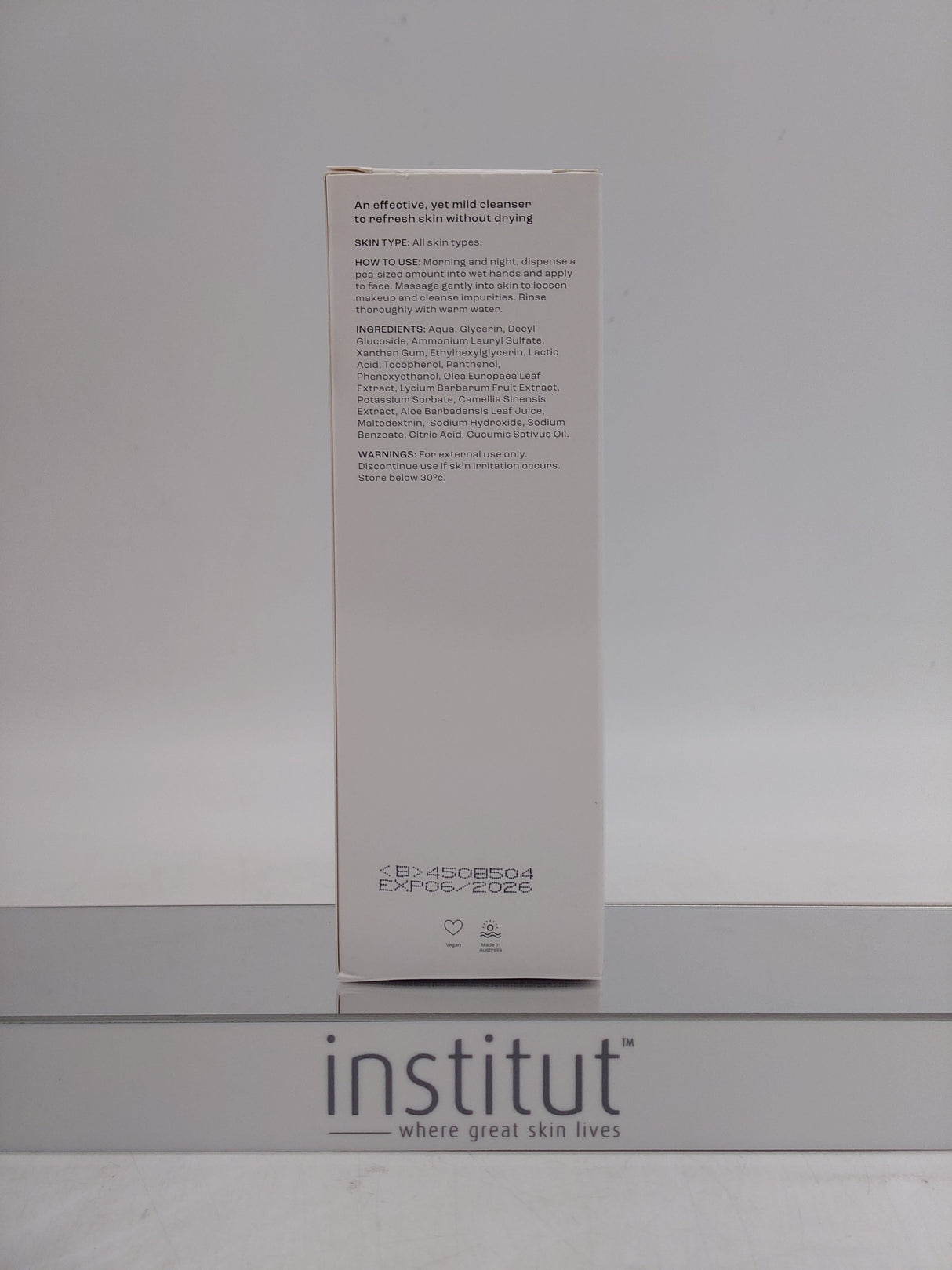 (Exp 06/25-09/26) Skinstitut gentle cleanser (200ml)