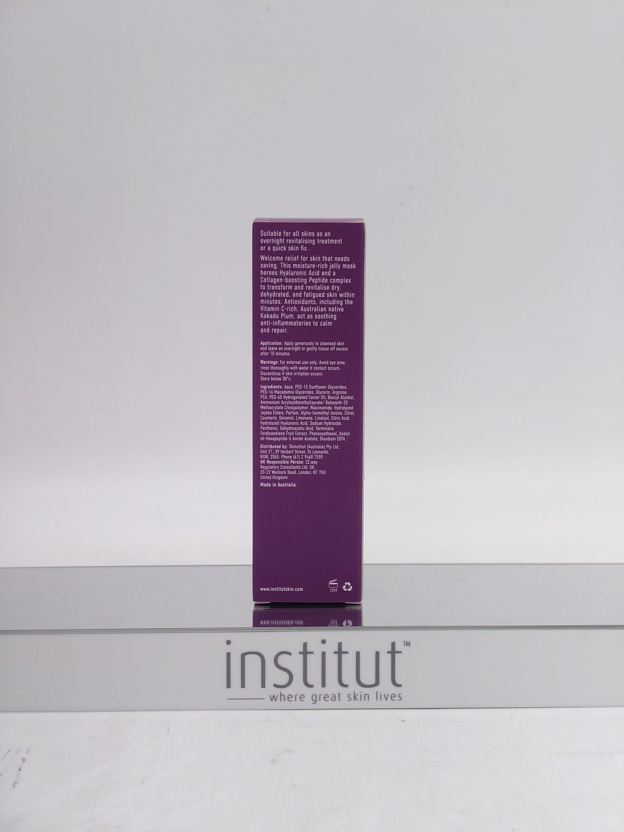 (EXP 10/23) Institut expert revitalise hyaluronic jelly mask (unboxed)(75ml)