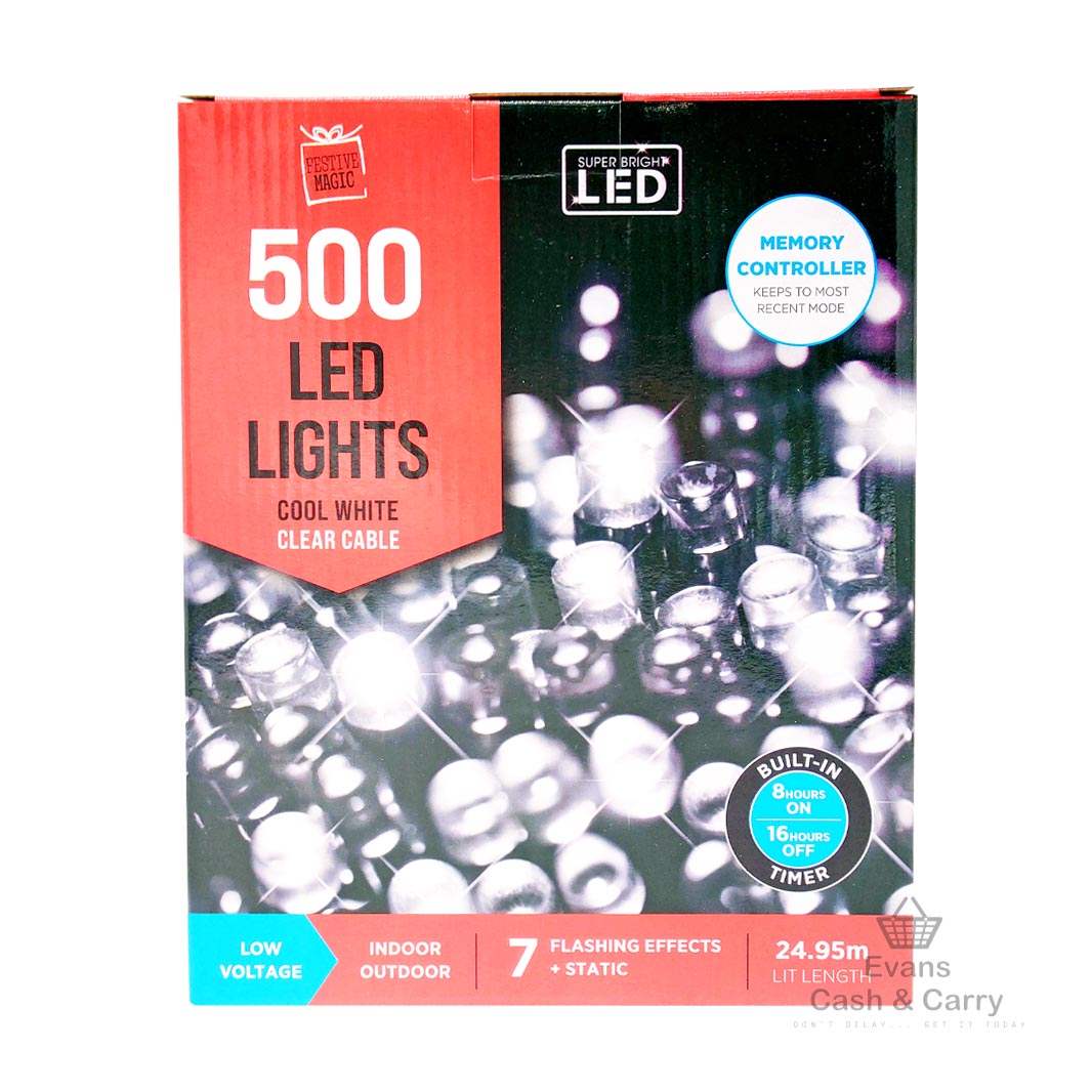 500 LED Lights - Cool White