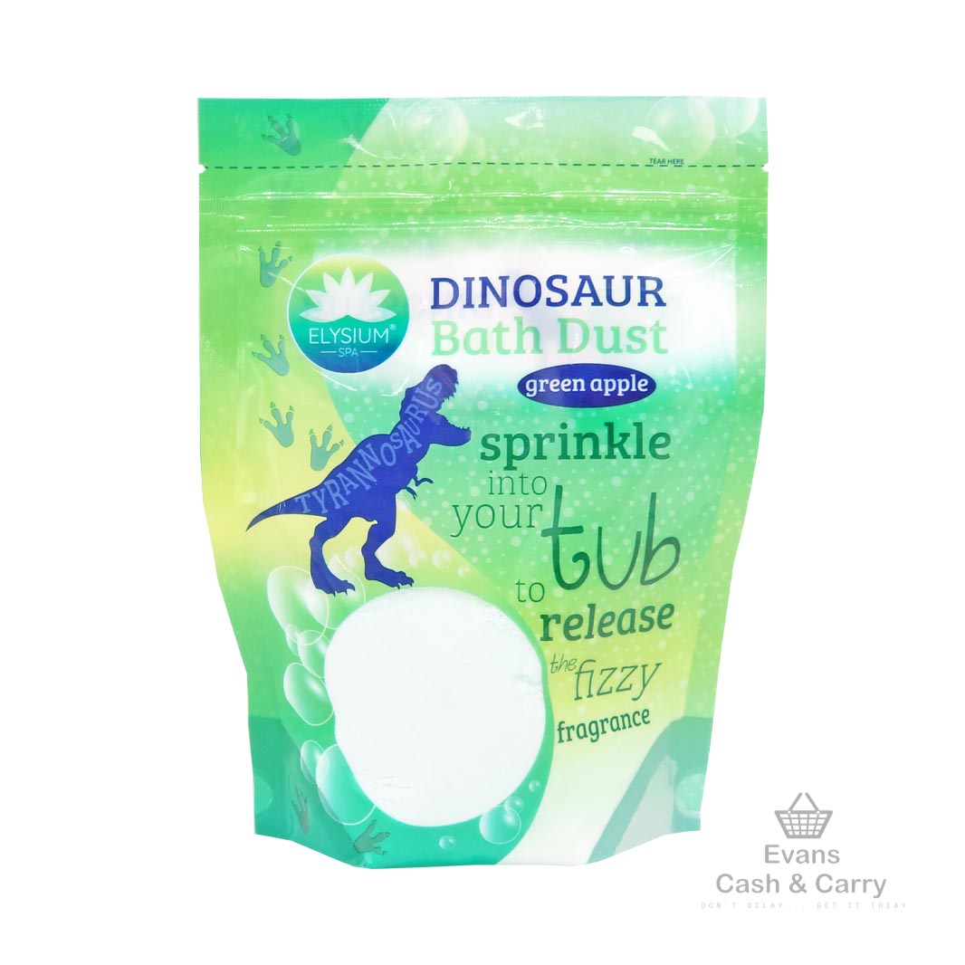 Elysium Dinosaur Bath Dust - Green Apple (400g)