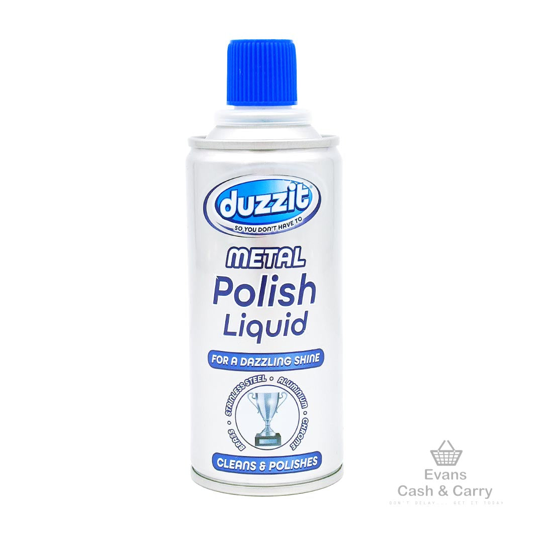 Duzzit Metal Polish Liquid (120ml) Evans for Everyone