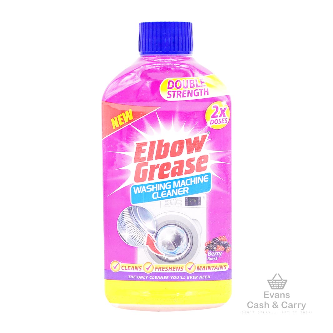 Elbow Grease Washing Machine Cleaner Berry Burst (250ml) Evans for