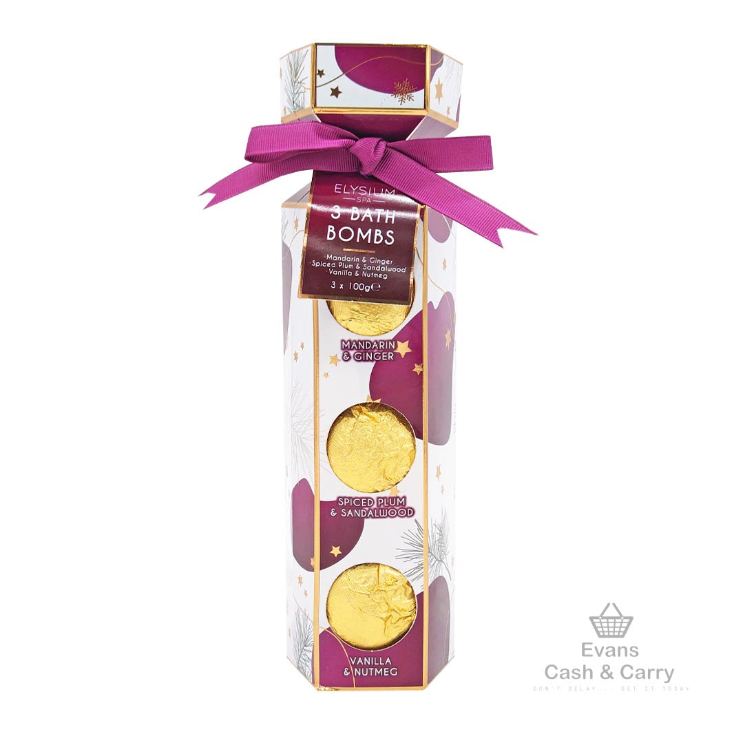 Elysium Spa Cracker Bath Bombs (3pk)