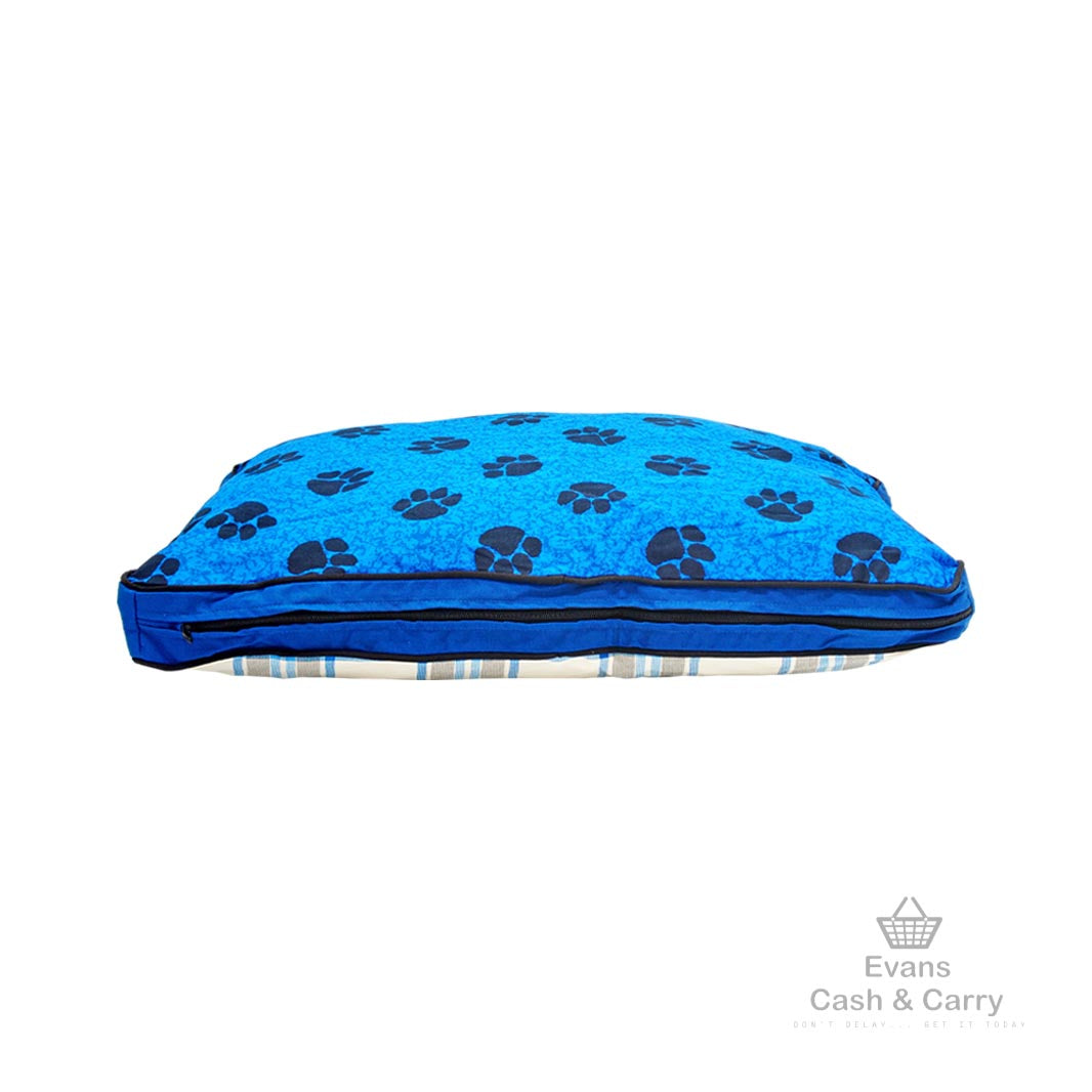Dog Bed / Pillow - High Quality - MEDIUM - BLUE