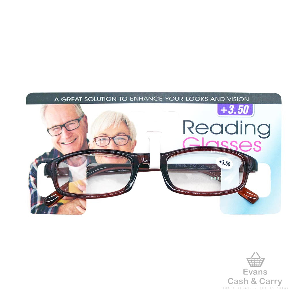 3.50 Brown Reading Glasses