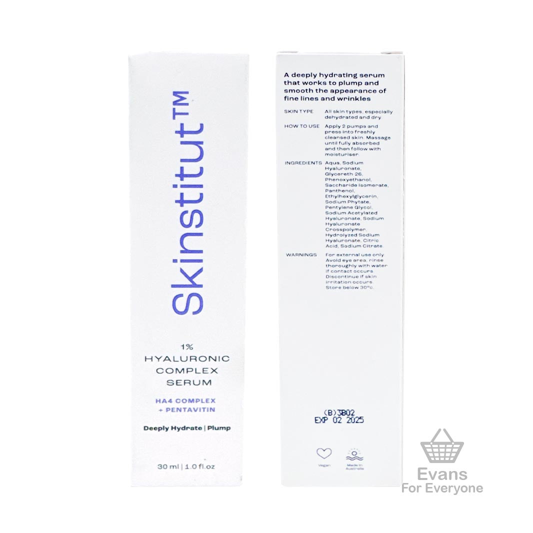 (EXP 02/25) Skinstitut 1% Hyaluronic Complex Serum (30ml)