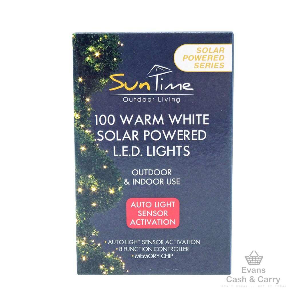 100 Battery Powered LED Lights - Warm White