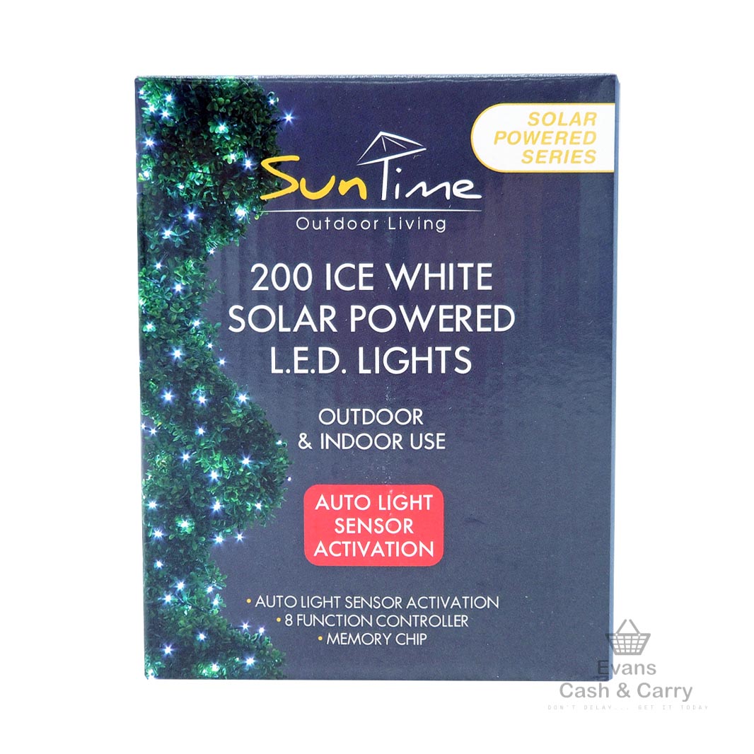 200 Battery Powered LED Lights - Ice White