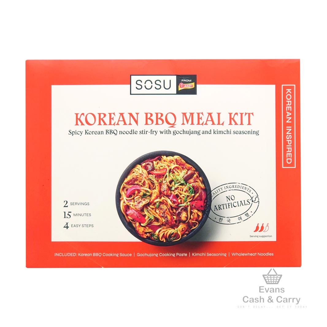 (BBE 01/24) Sosu Korean BBQ Noodle Meal Kit (212g) Evans for Everyone