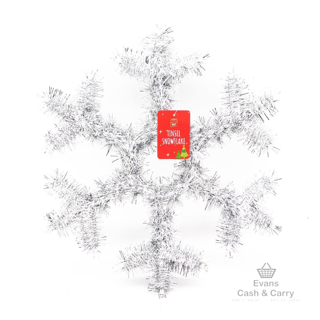 Tinsel Snowflake (Assorted)