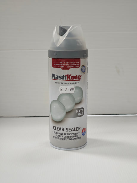 Plastikote MultiSurface Spray Paint - Matt (400ml)