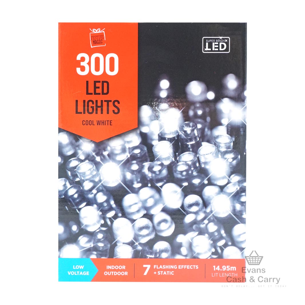 300 LED Lights - Cool White