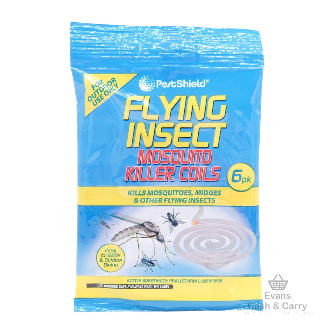 PestShield Flying Insect Mosquito Killer Coils (6 pack)