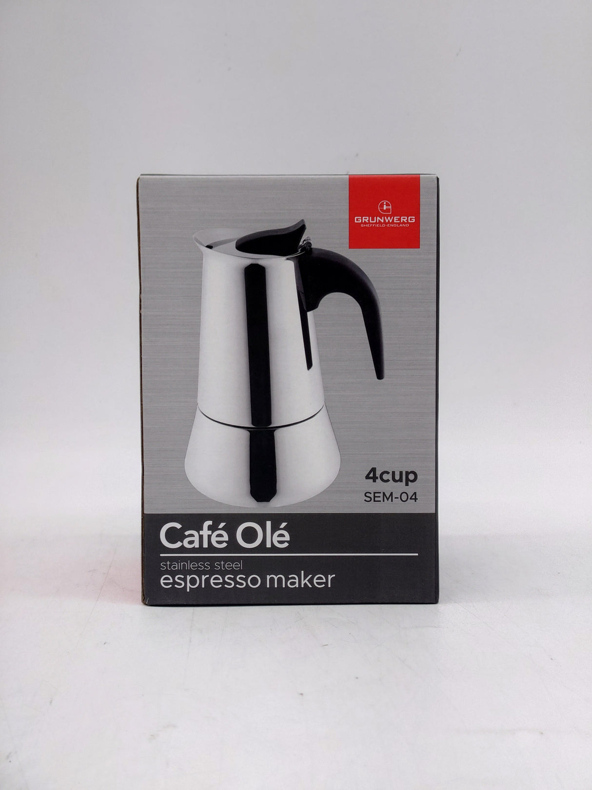 Cafe ole stainless steel espresso maker (4 cup)