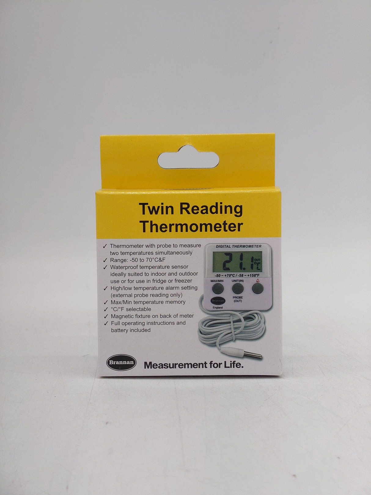 Brannan twin reading thermometer