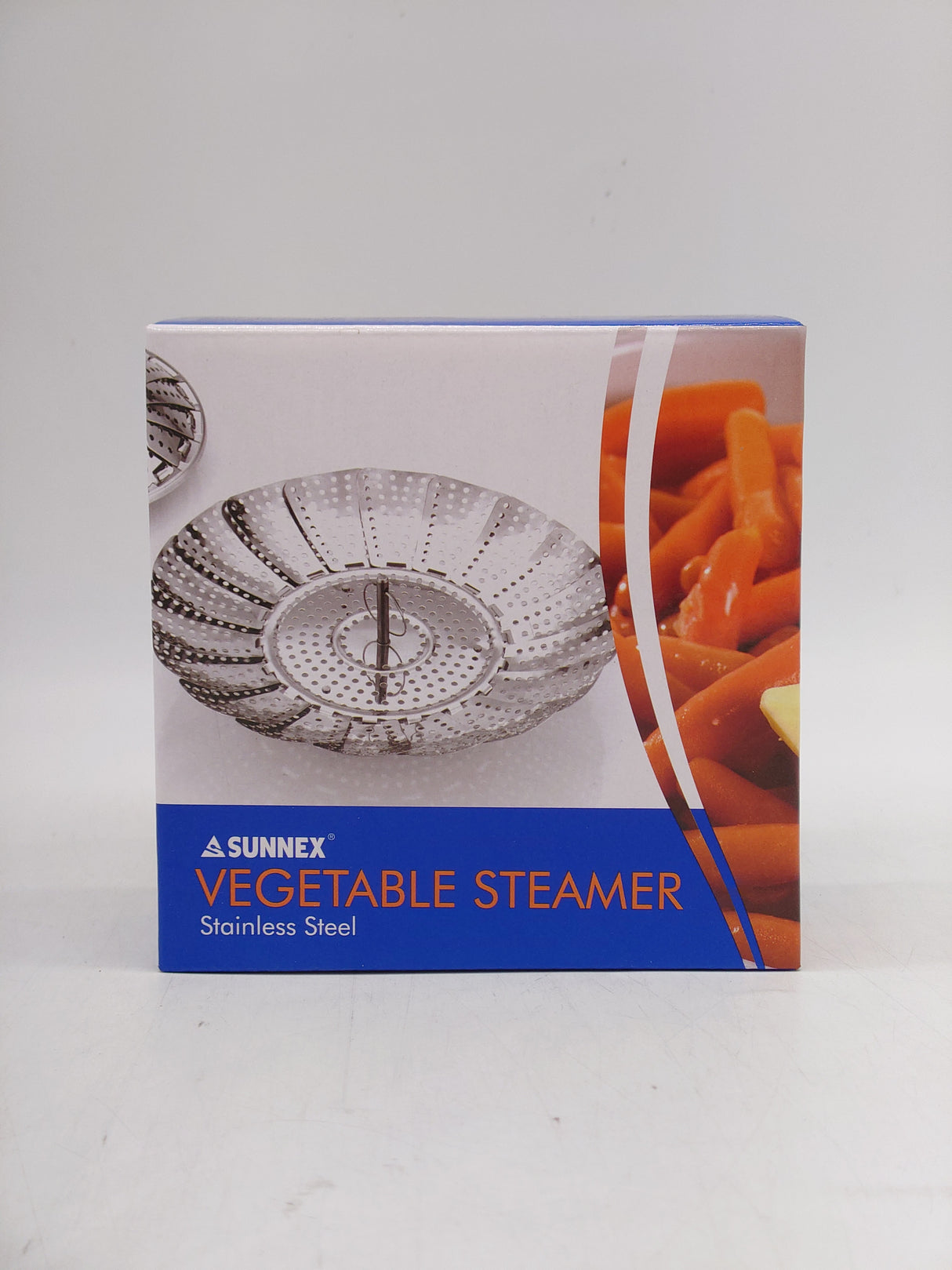 Sunnex stainless steel collapsible vegetable steamer