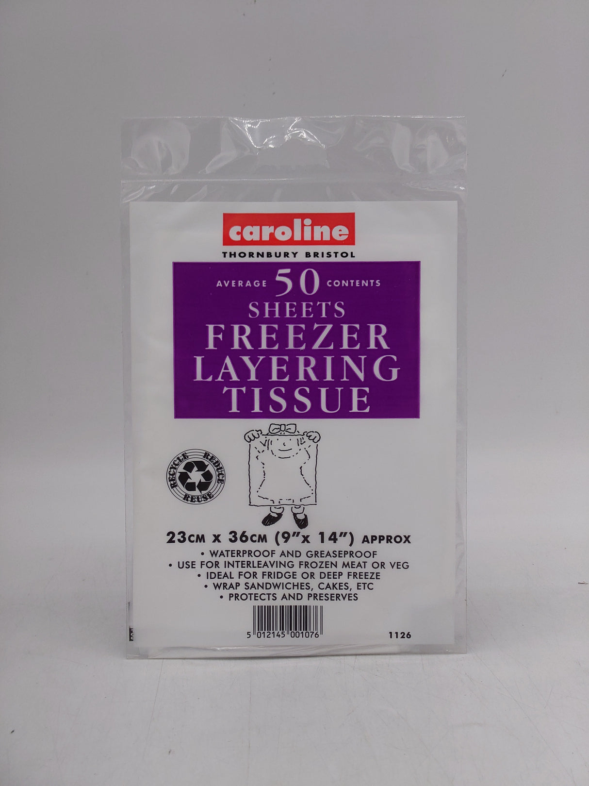 Caroline freezing layering tissue (50pk)