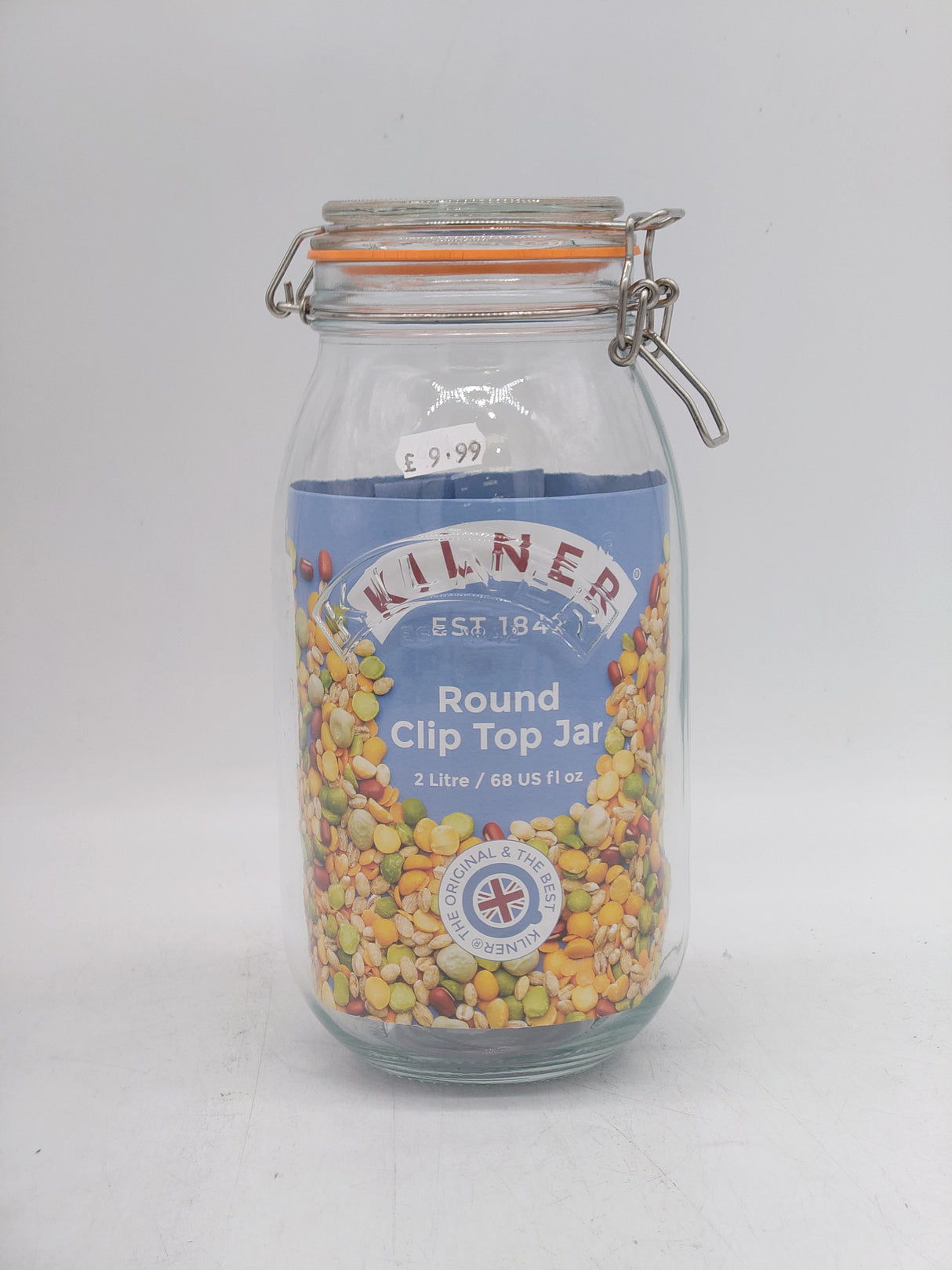 Kilner Round Clip Top Jar - 2 Litre