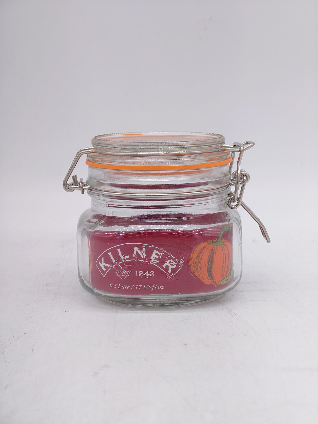 Kilner Square Clip Top Jar - 0.5 Litre