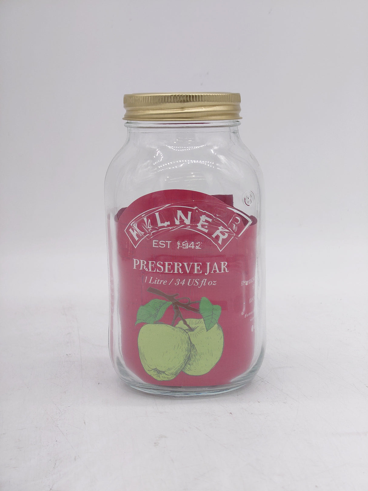 Kilner square preserve jar - (1L)