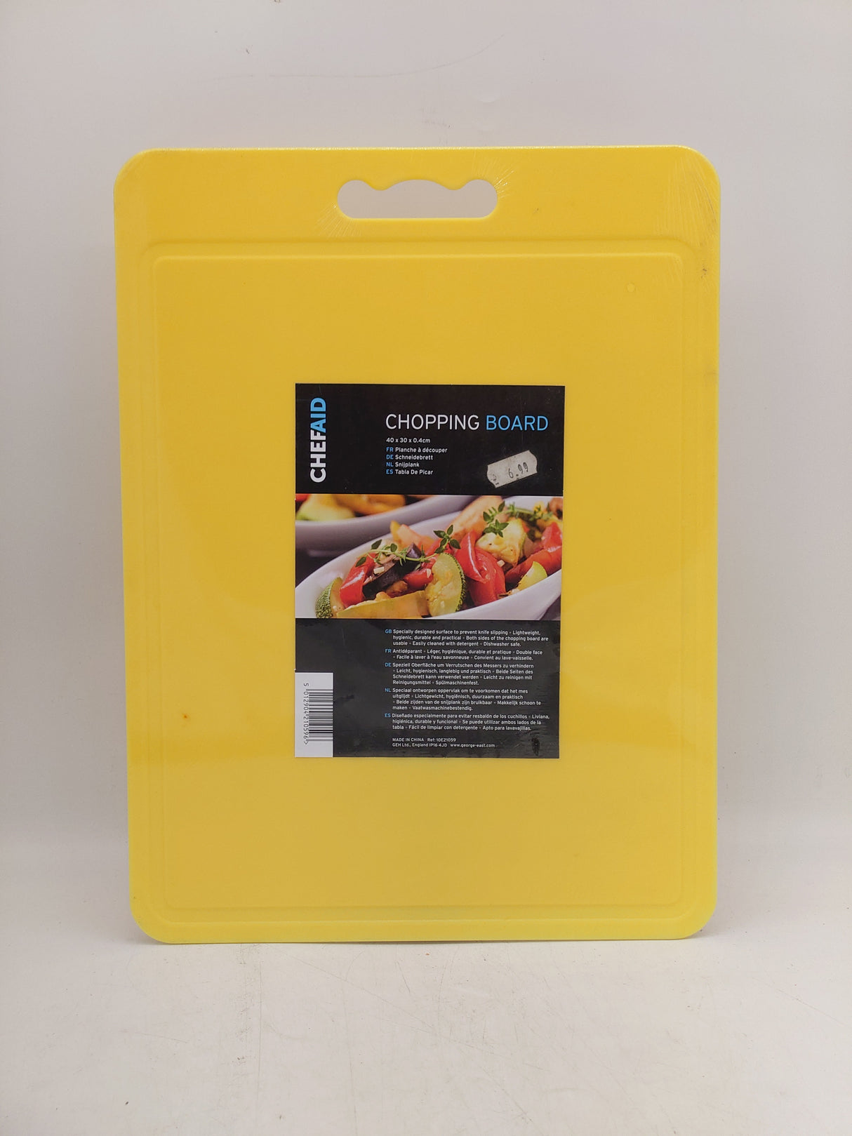 ChefAid chopping board - yellow