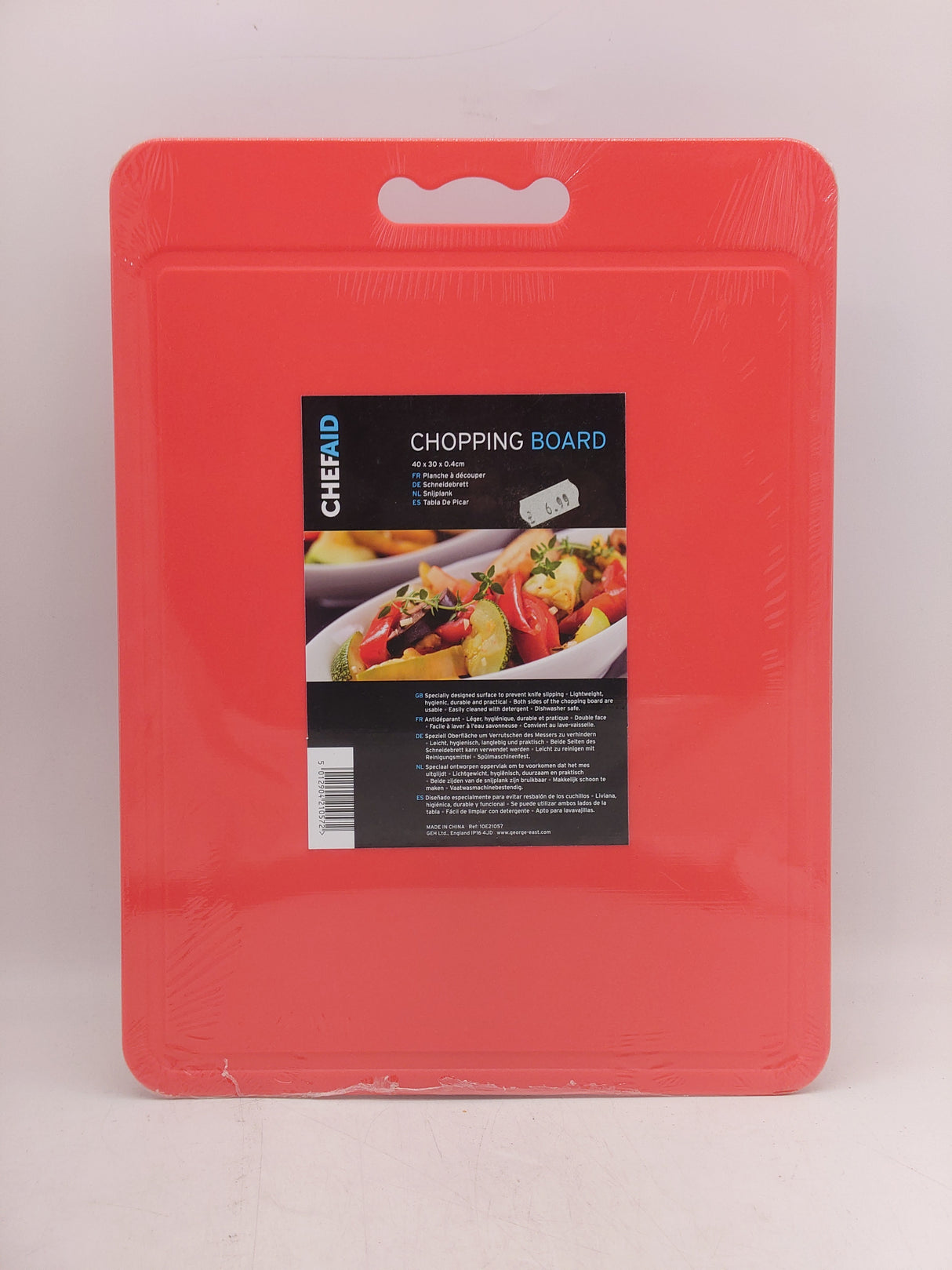 ChefAid chopping board - red