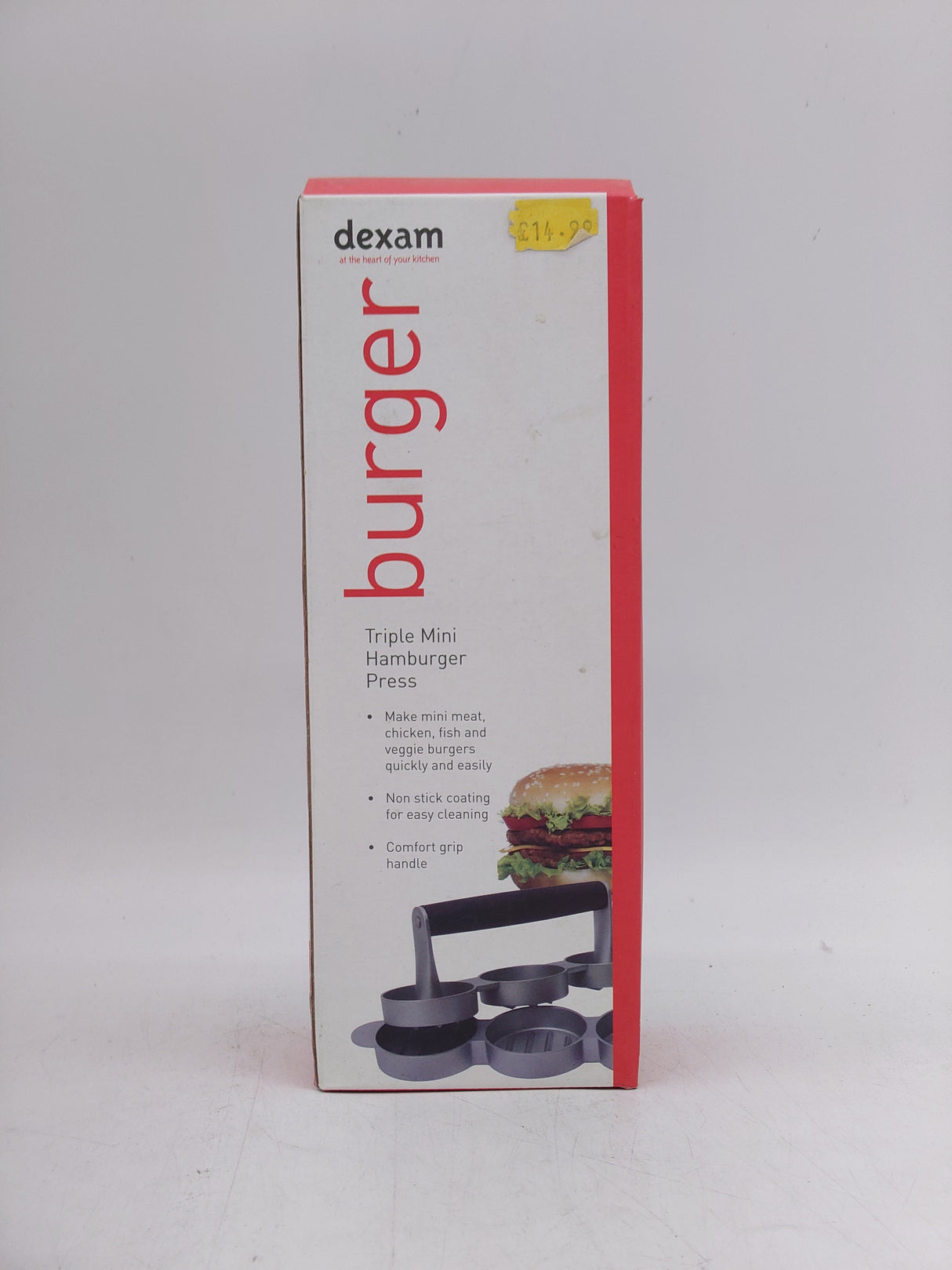 Dexam triple mini burger press