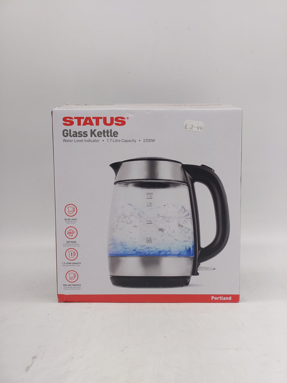 Status glass kettle (1.7L)