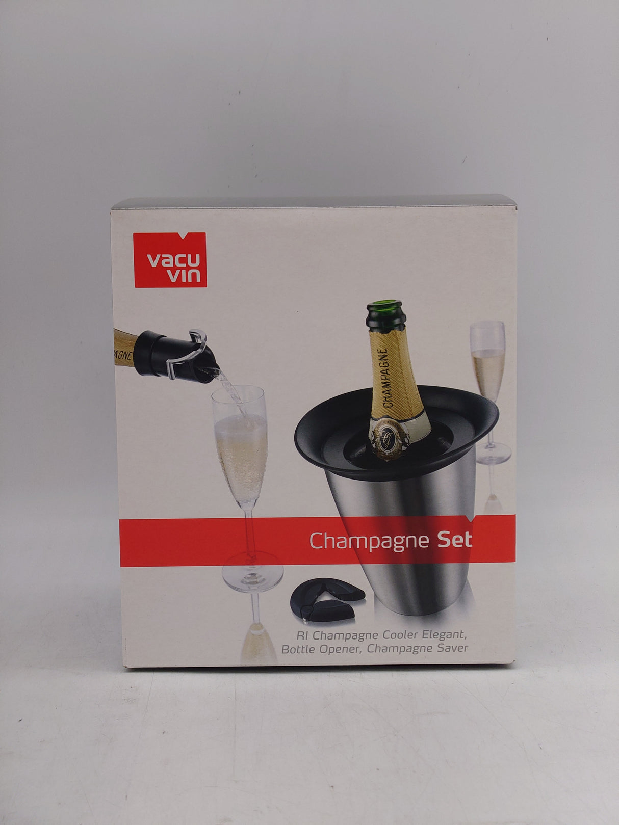 VacuVin champagne set