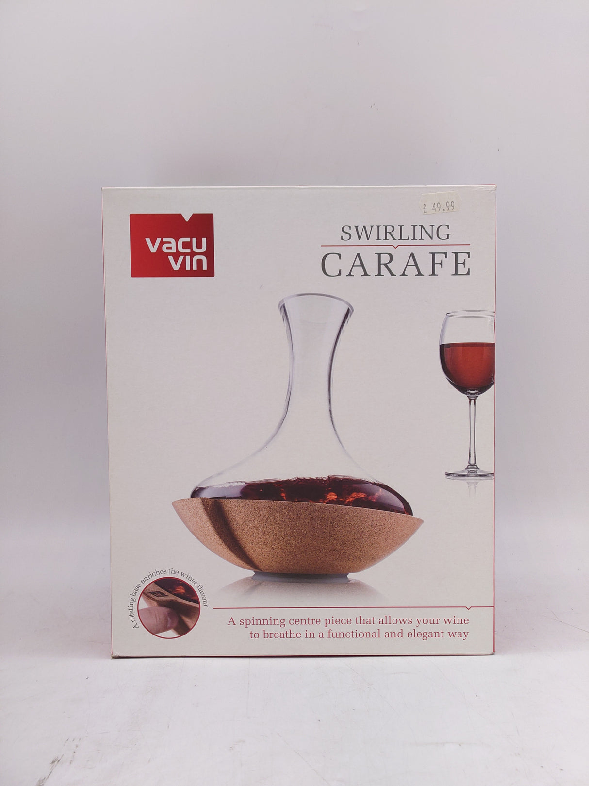 VacuVin swirling carafe