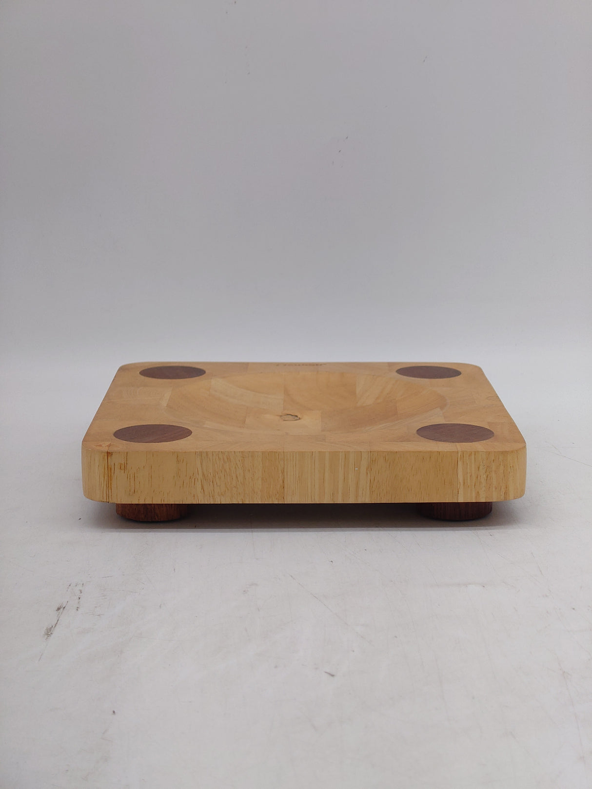 Typhoon rubberwood chopping board with bowl