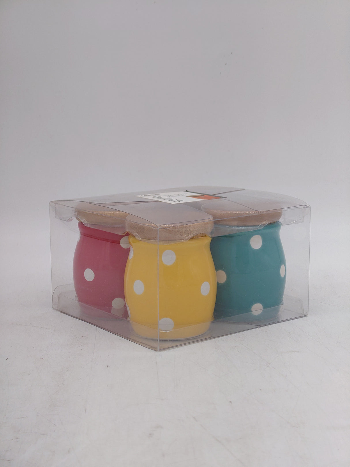 Dexam polka dot mini storage jar