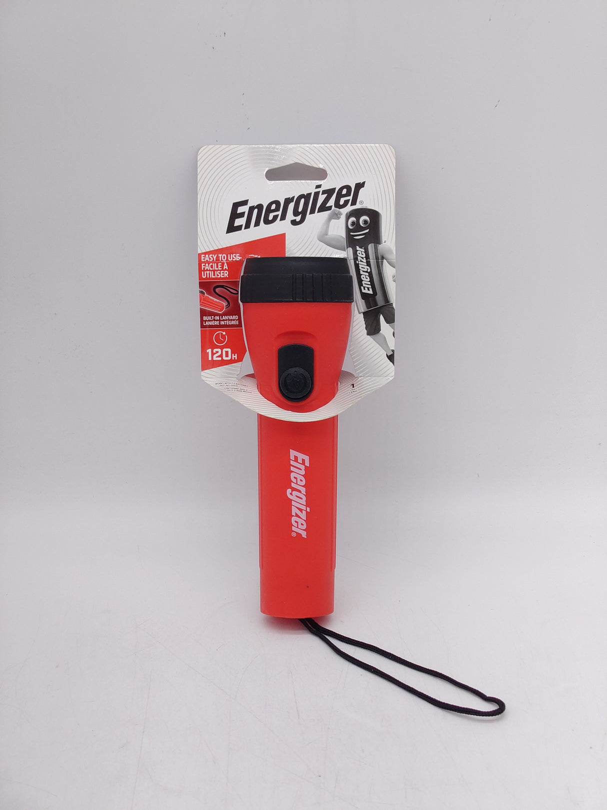 Energizer 25 lumen long lasting torch (no batteries included)