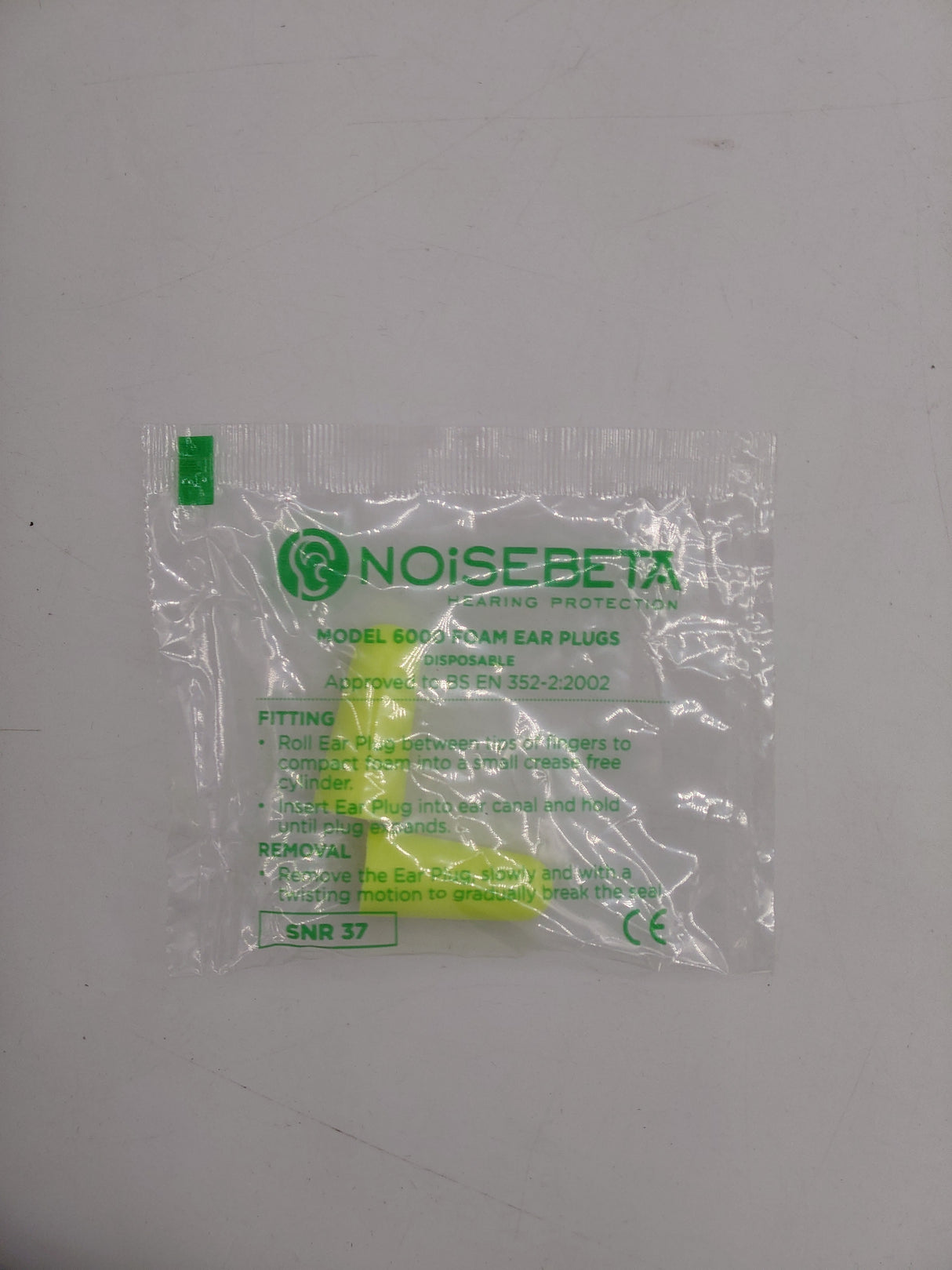 Noisebeta disposable foam earplugs (1 Pair)