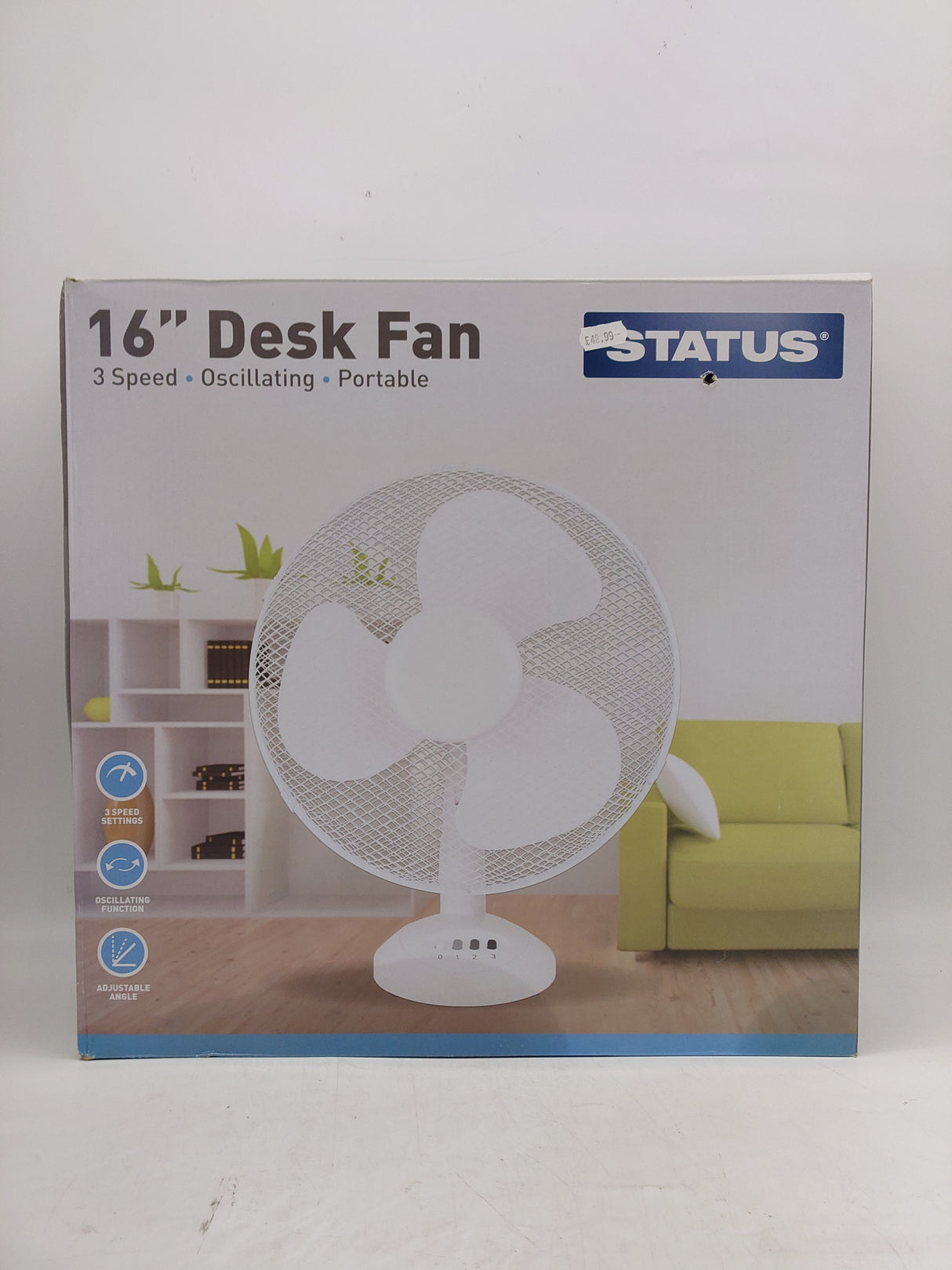 Status 16" desk fan