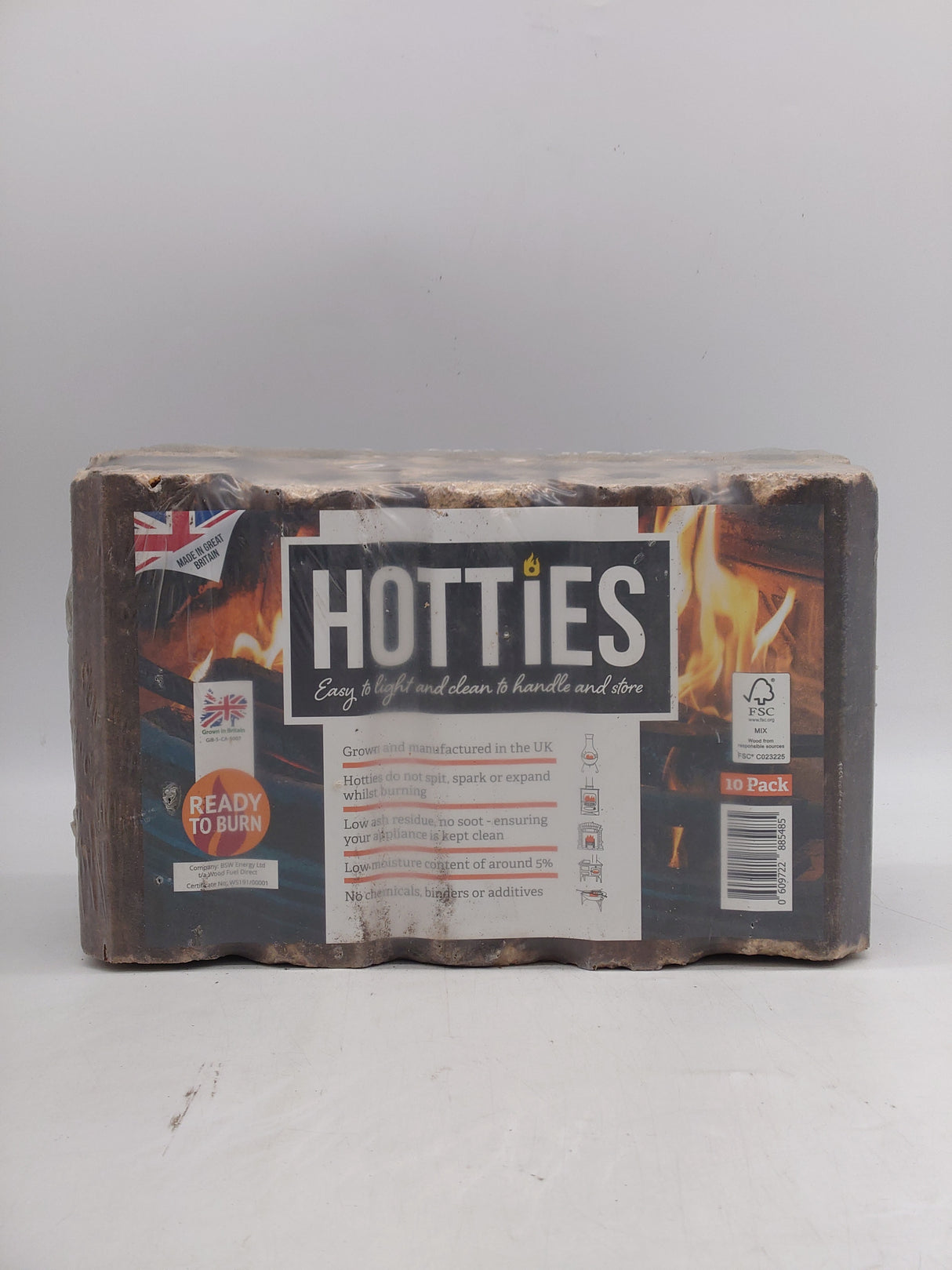 Hotties fire logs (10pk)