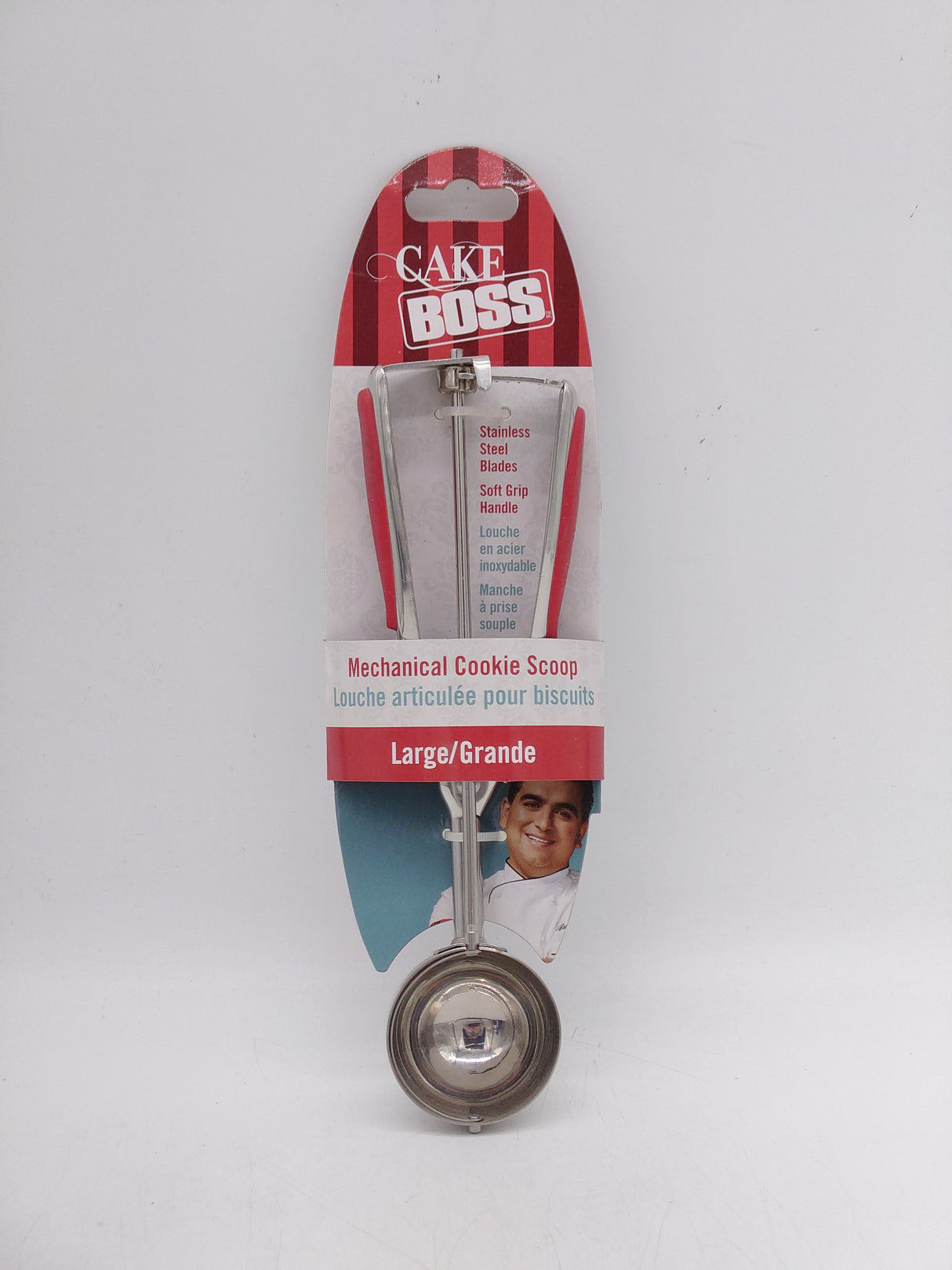 Cake boss large mechanical cookie scoop