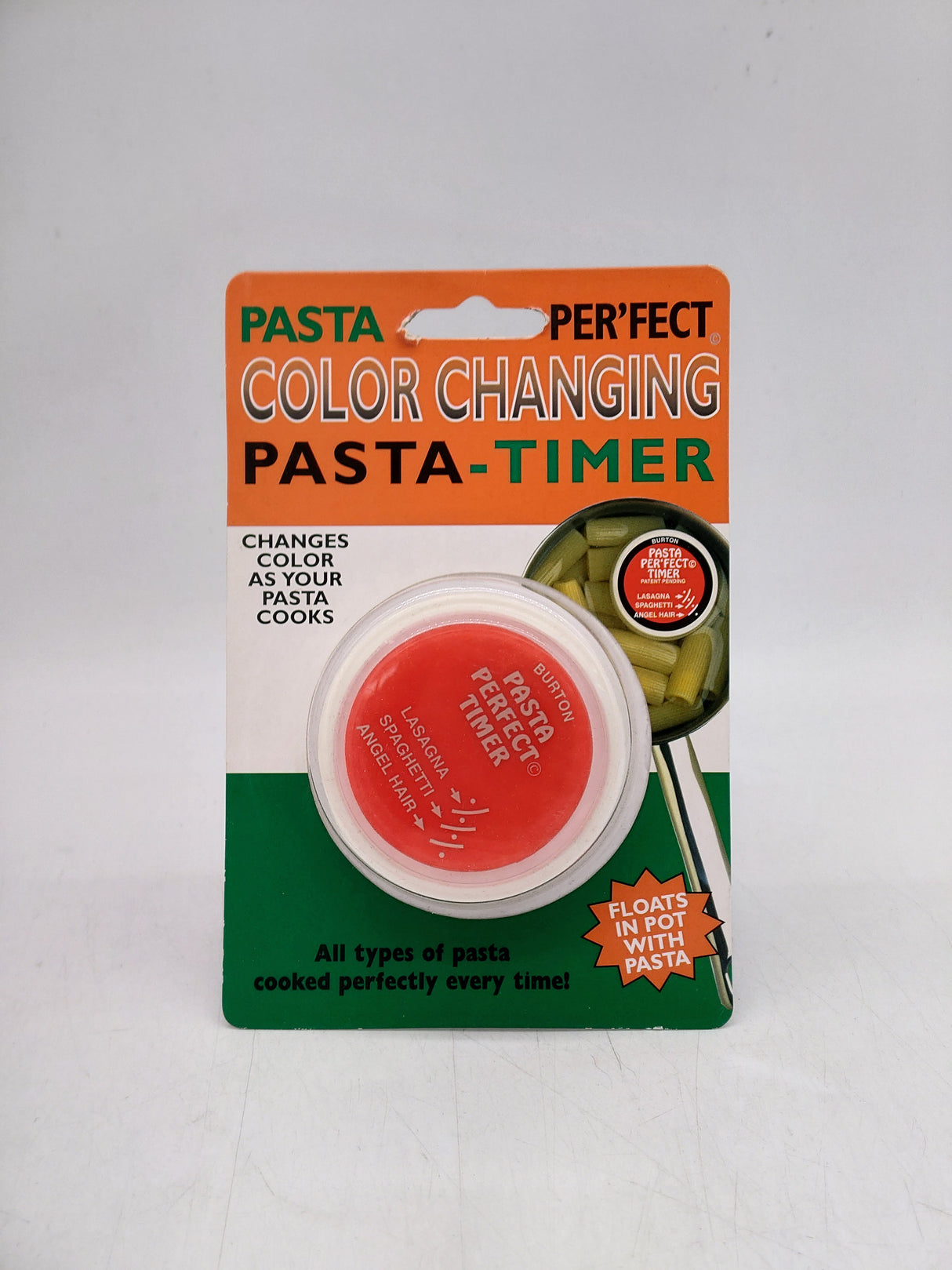 Colour changing pasta timer