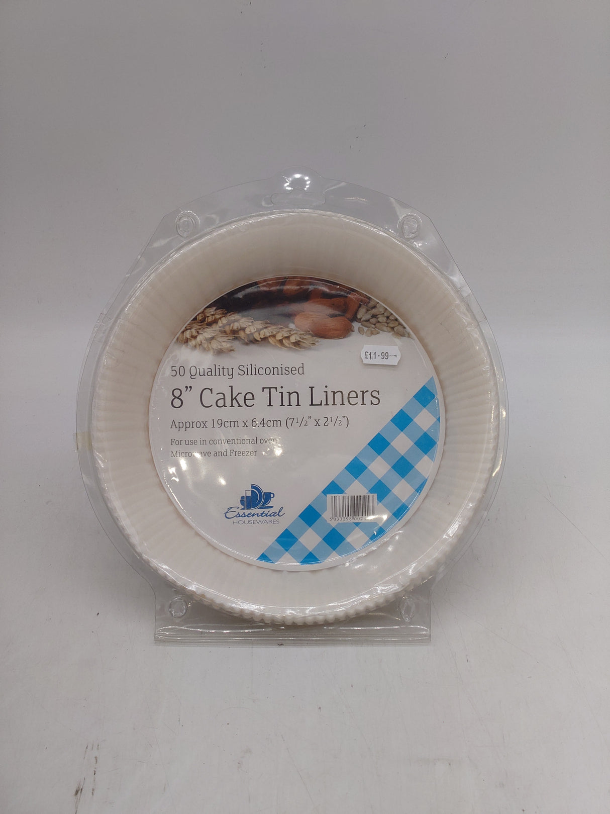 Cake tin liners - 8" (50pk)