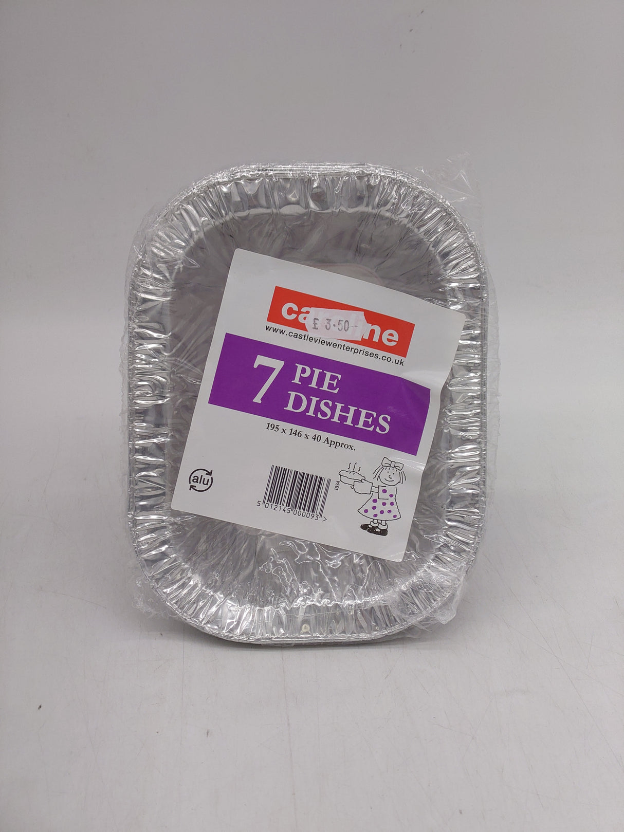 Caroline pie dishes - 20cm x 15cm (7pk)