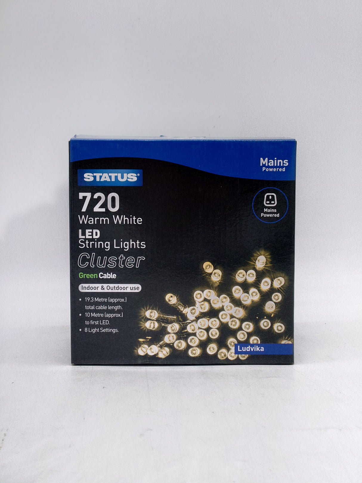 Status 720 LED lights - warm white (19.3m)