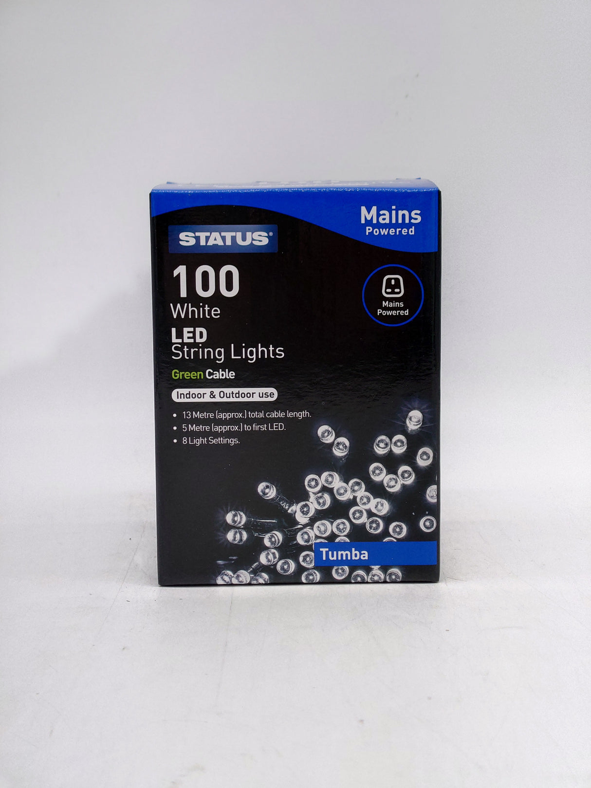 Status 100 LED lights - white (13m)