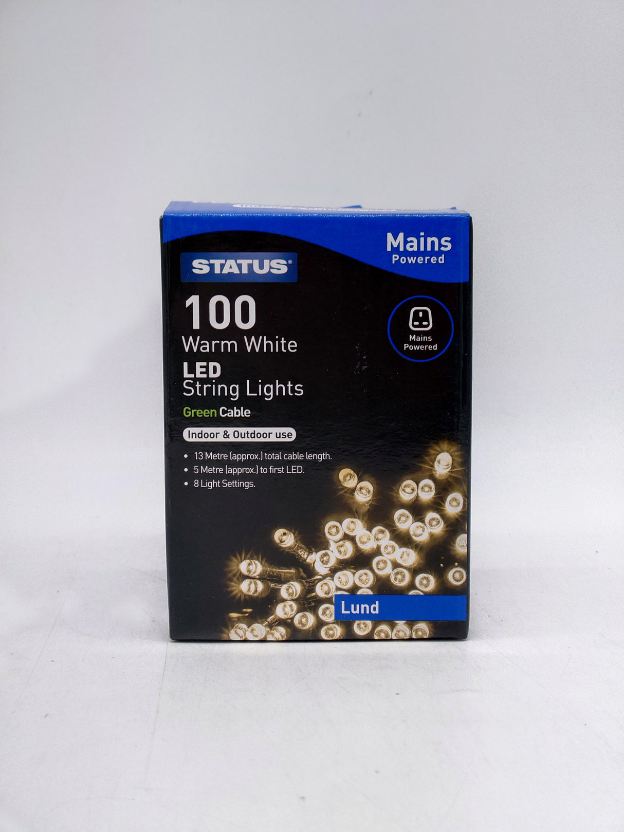 Status 100 LED lights - warm white (13m)