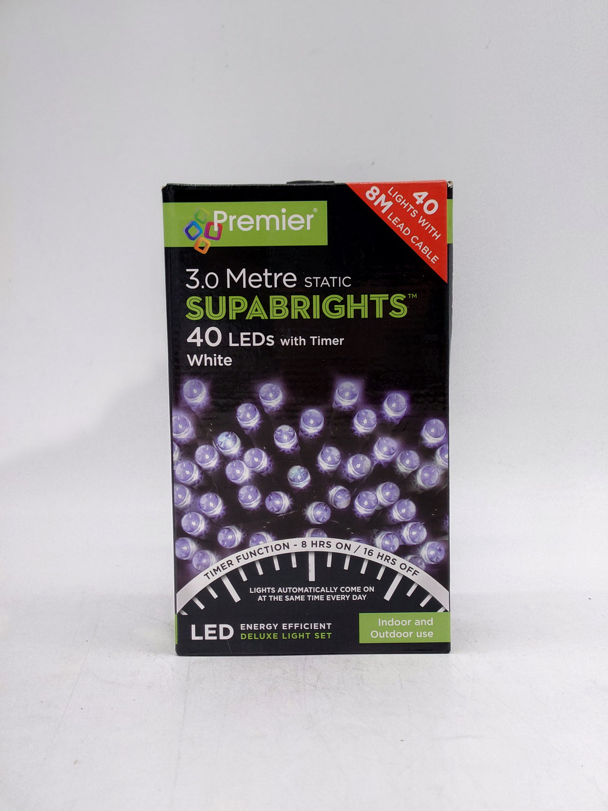 Premier 40 LED supabrights - white (3m)