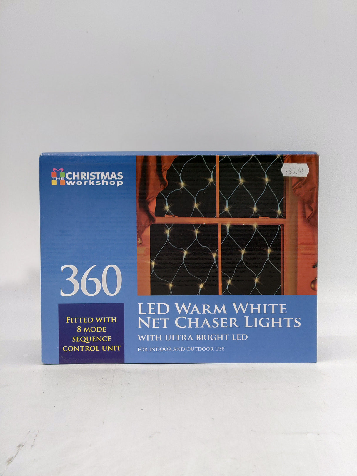 Christmas workshop 360 LED net lights - warm white (3.5m x 1.2m)