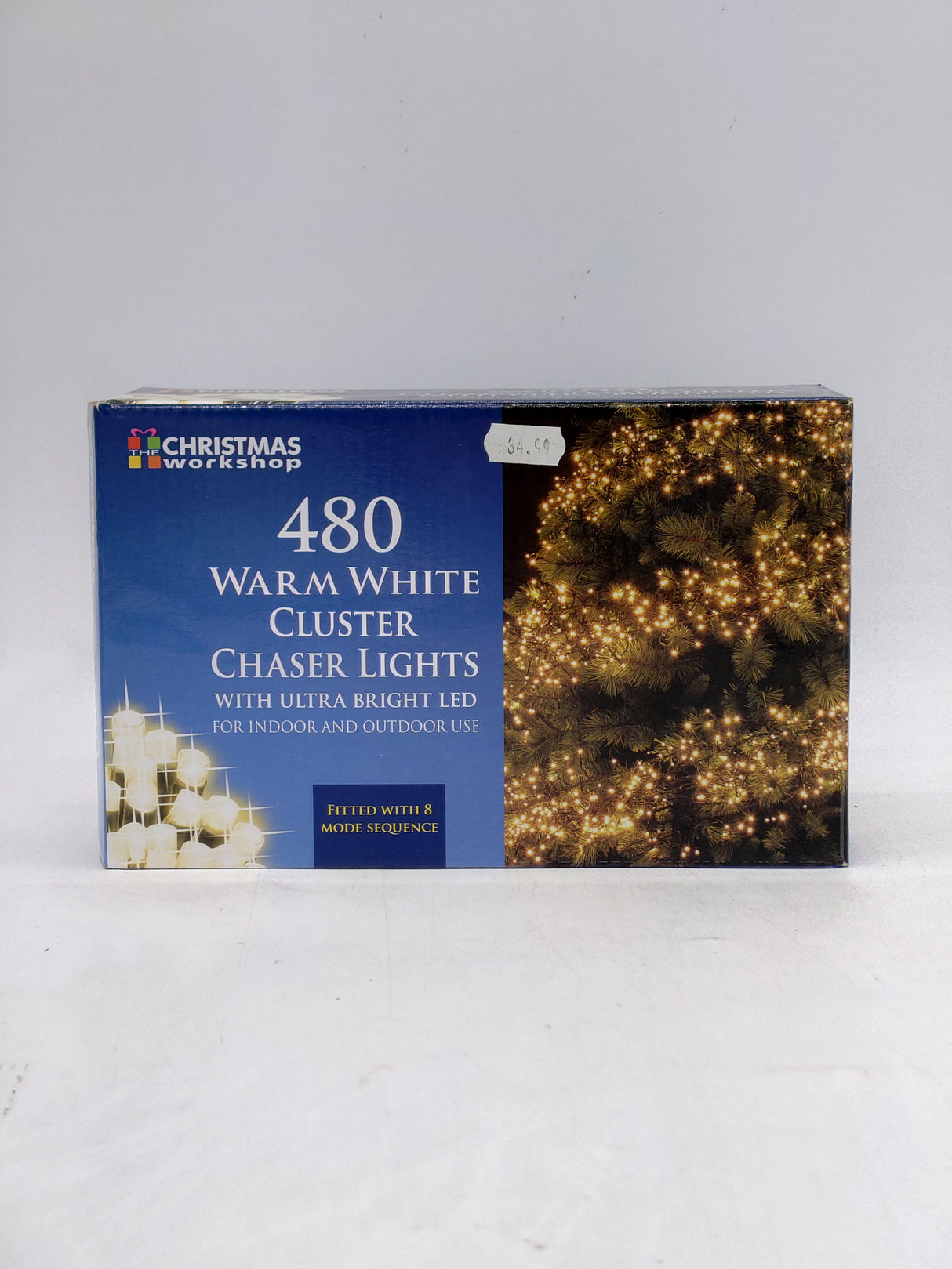 Christmas workshop 480 LED cluster lights - warm white