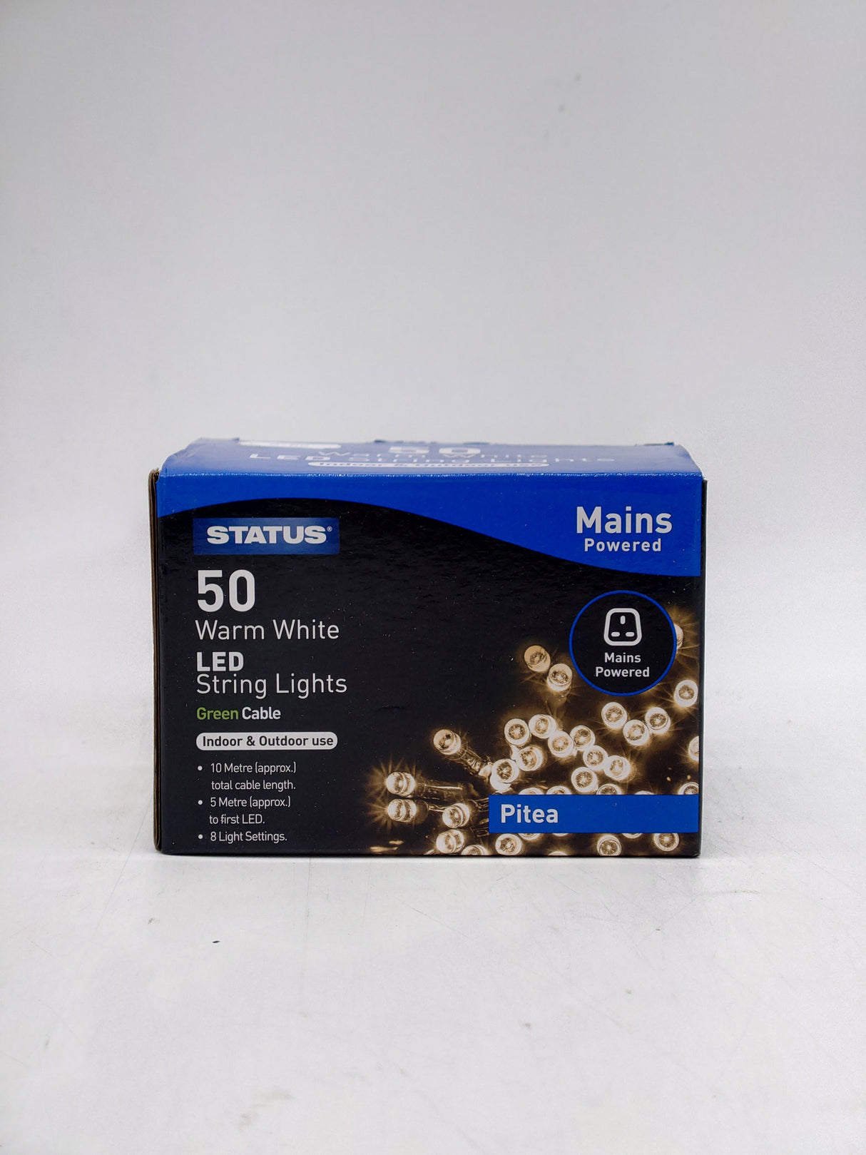 Status 50 LED lights - warm white (5m)