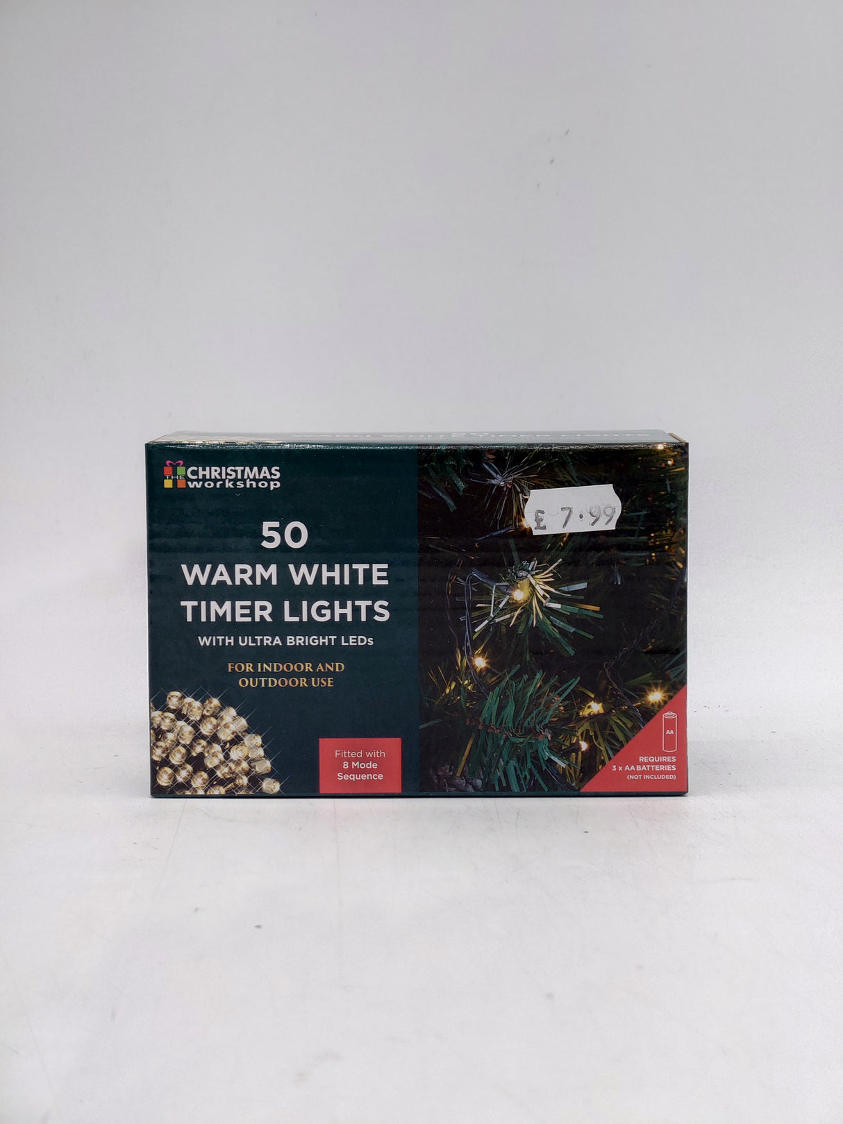 Christmas workshop 50 LED lights - warm white (5m)